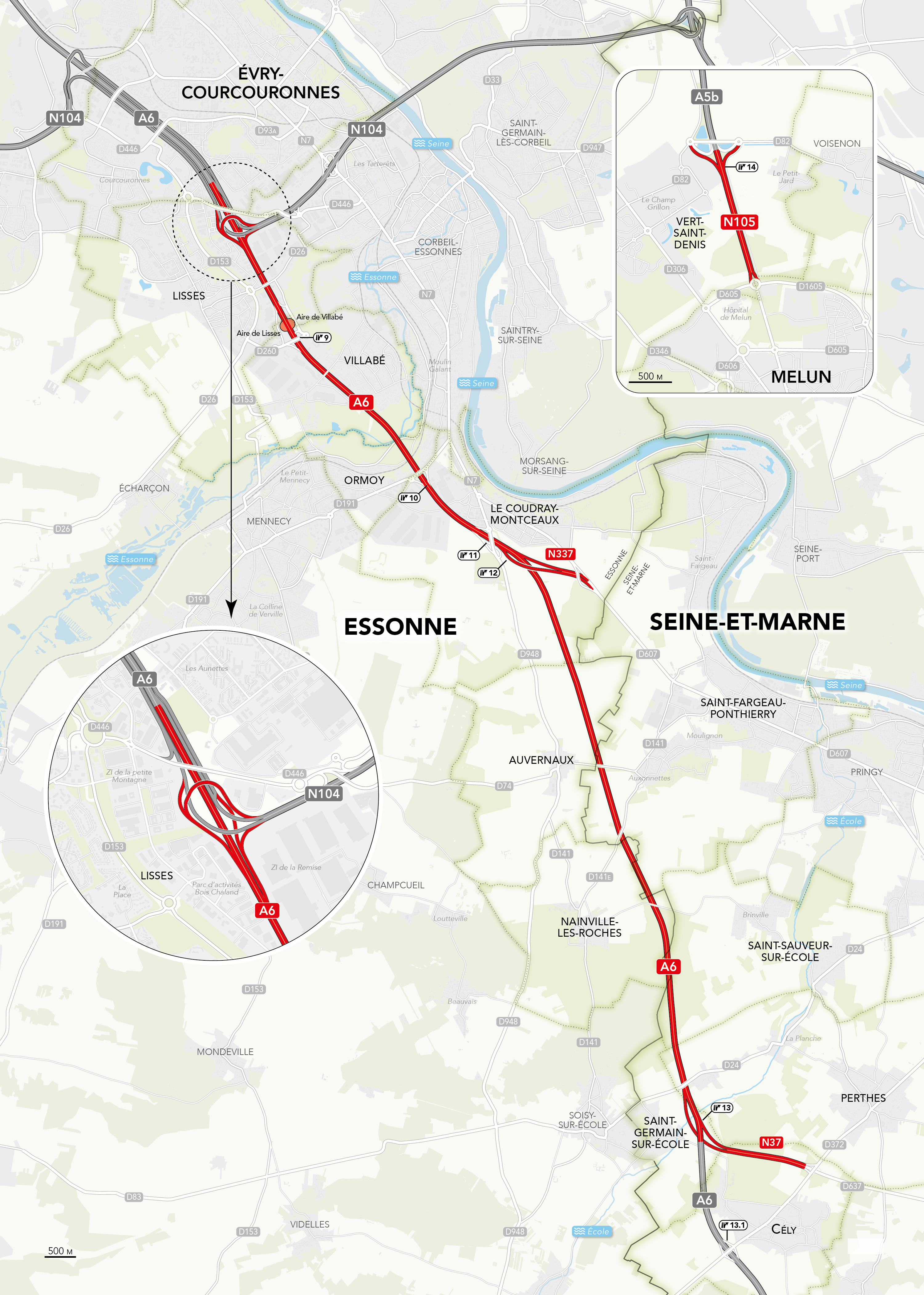 Evry-courcouronnes Essonne Seine-et-marne