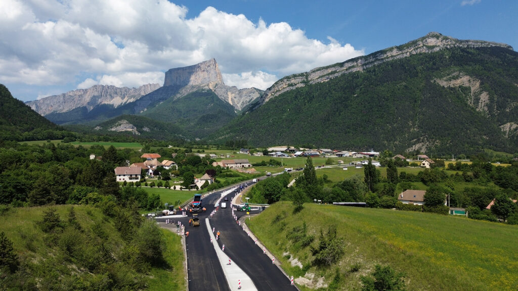 aménagement de la section col du fau – col de la croix haute